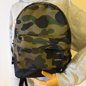 BAPE Camo Mini Backpack - Classic Streetwear Style